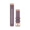 Garmin QuickFit Nylonrem i Lilla & Rose Gold 20 mm