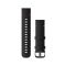 Garmin Quick Release Sort Læderrem 22 mm