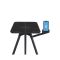 Tons Laptop Stander til hometrainer Mat Sort + Telefonholder