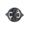Wahoo Quarter Turn Mount Adapter Garmin til Wahoo
