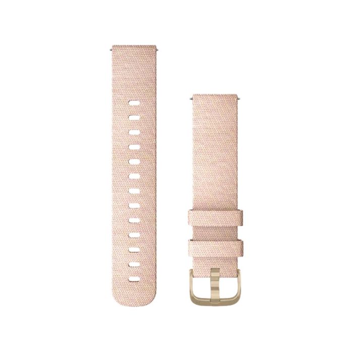 Garmin Quick Release 20 mm. Blush-pink Nylonrem