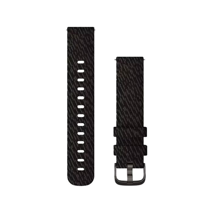 Garmin Quick Release 20 mm. Sort Nylonrem