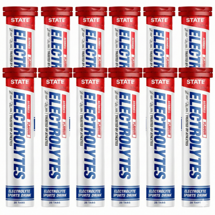 STATE Elektrolytter - Bær - 12 rør