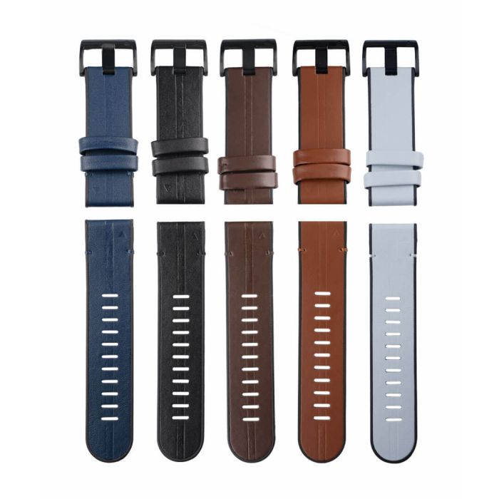Essentials Hybrid Læderrem Til Garmin 26 mm. Quickfit