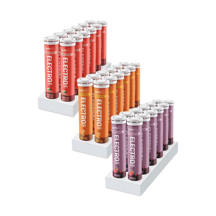 LinusPro Elektrolyt Tabs Koffein - 1 kasse med 12 rør