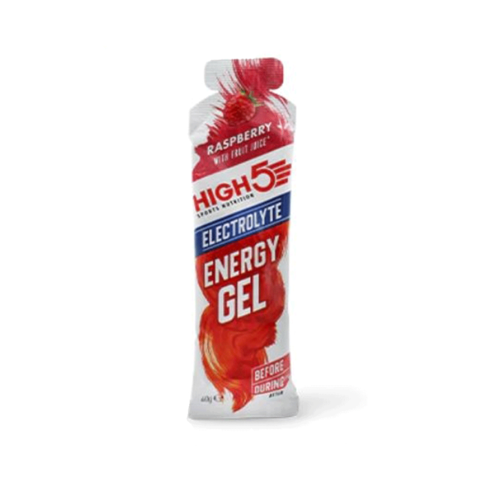 High5 Energy Gel Electrolyte-Hindbær - BF 02/2026