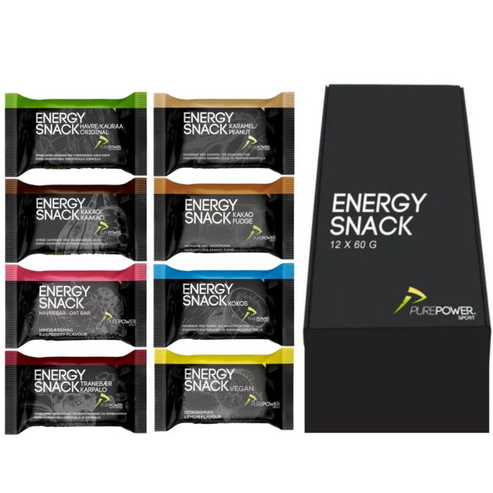PurePower Energy Snack 1 kasse - 12 stk.