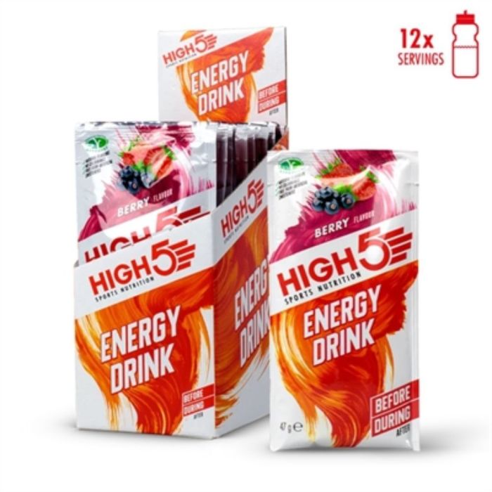 High5 Energy Drink - 12 x 47 gram - Bær