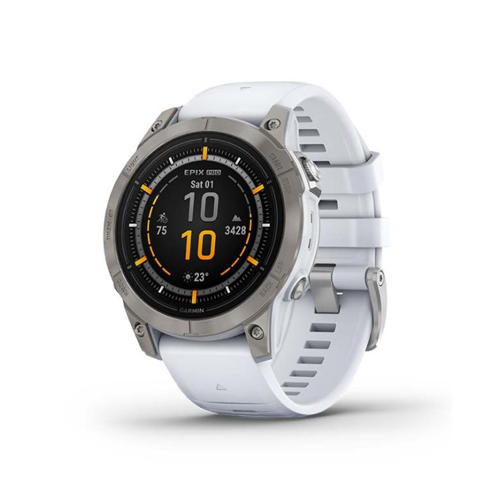 Garmin Epix 2 PRO Sapphire White Titanium 47 mm