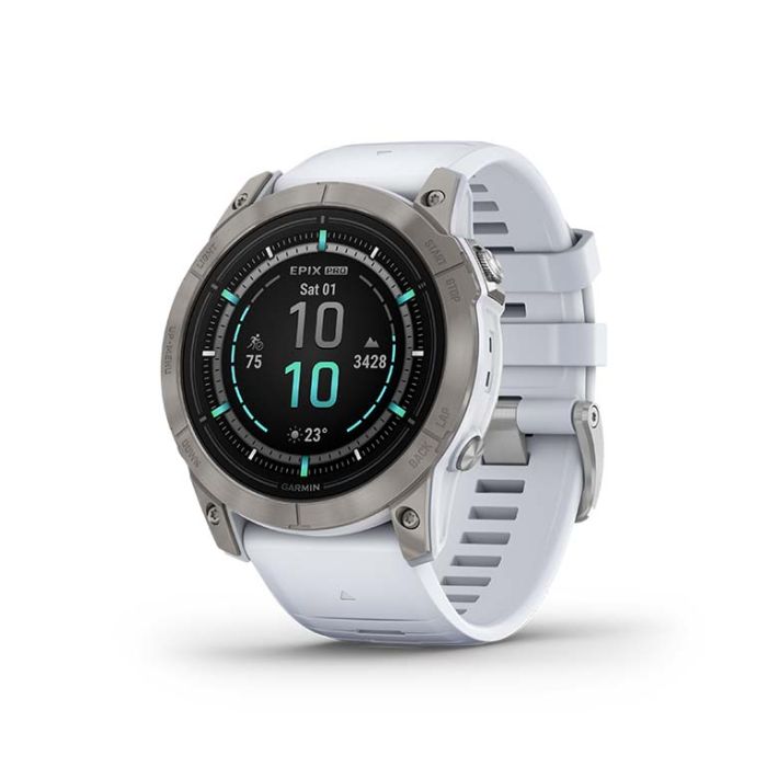 Garmin Epix 2 PRO Sapphire White Titanium 51 mm