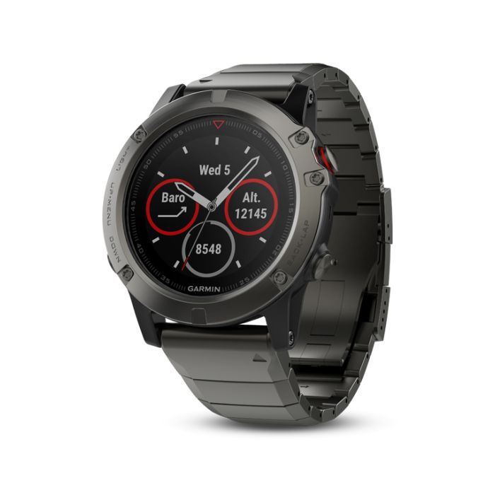 Garmin Fenix 5X Sapphire Metallænke
