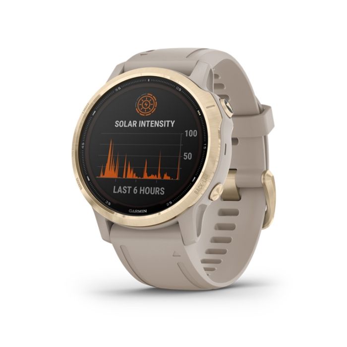 Garmin Fenix 6S Pro Solar Light Gold