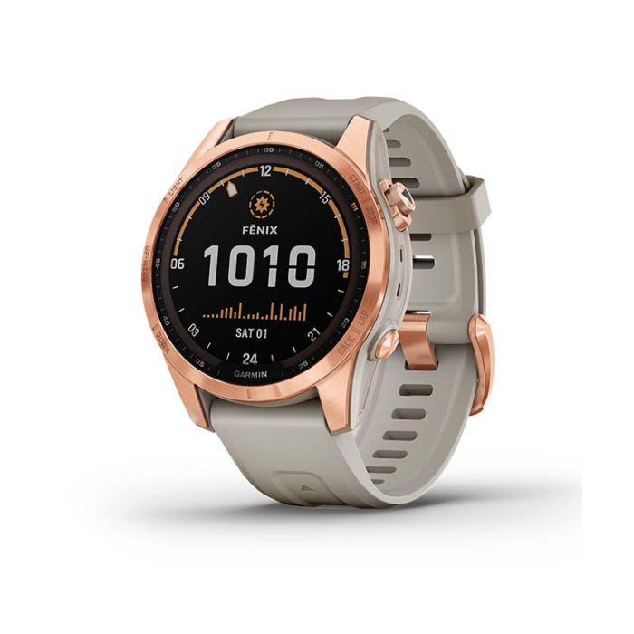 Garmin Fenix 7S Solar Rose Gold