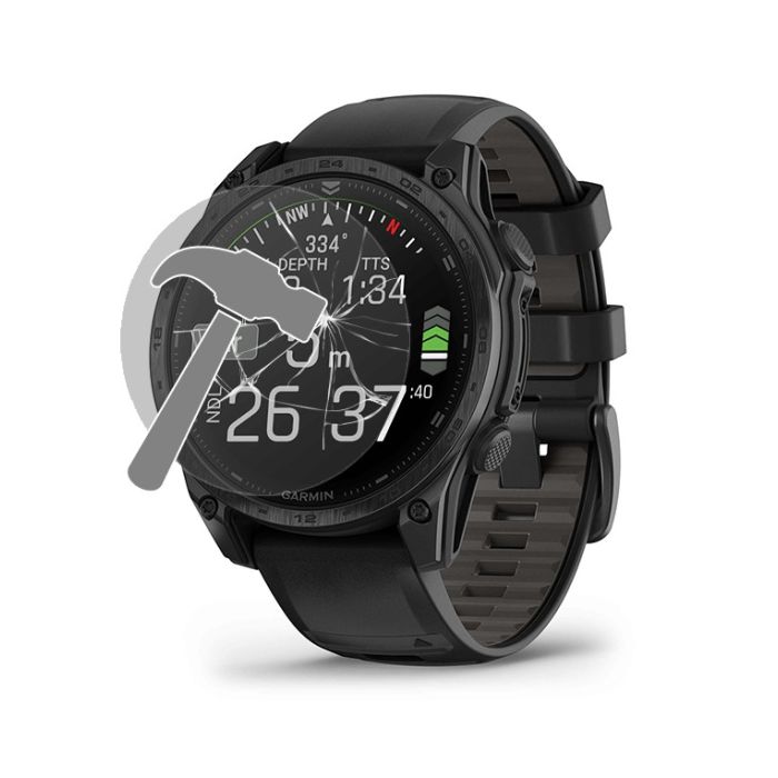 Beskyttelsesglas til Garmin Tactix 8 AMOLED 47 mm