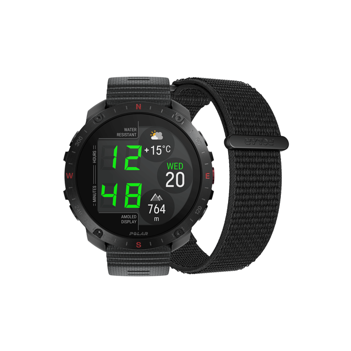 Polar Grit X2 Pro med ekstra Hook & Loop urrem