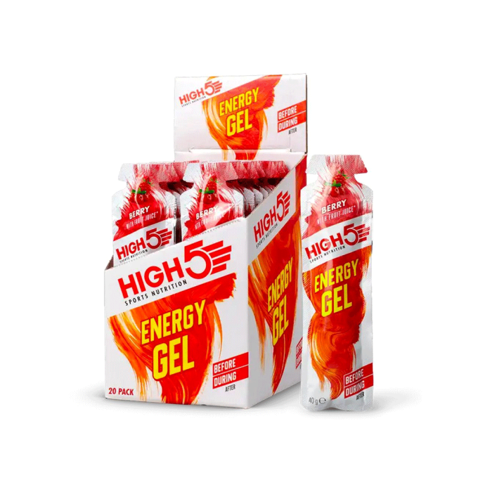 High5 Energy Gel 40 gram - 20 stk. - Bær