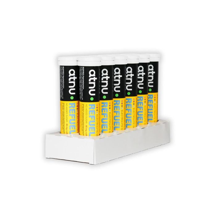 ATNU REFUEL Elektrolyt Tabs med koffein - Lemon Plus - 12 rør