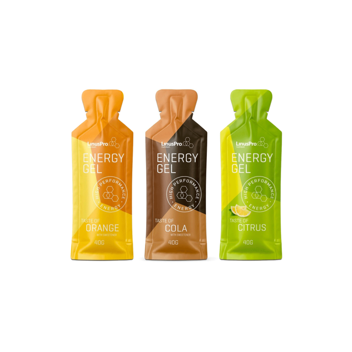LinusPro Energy Gel 40 gram - 1 kasse med 30 stk.