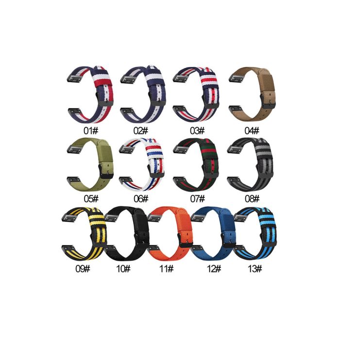 Essentials Nylon Urrem til Garmin 26 mm. Quickfit
