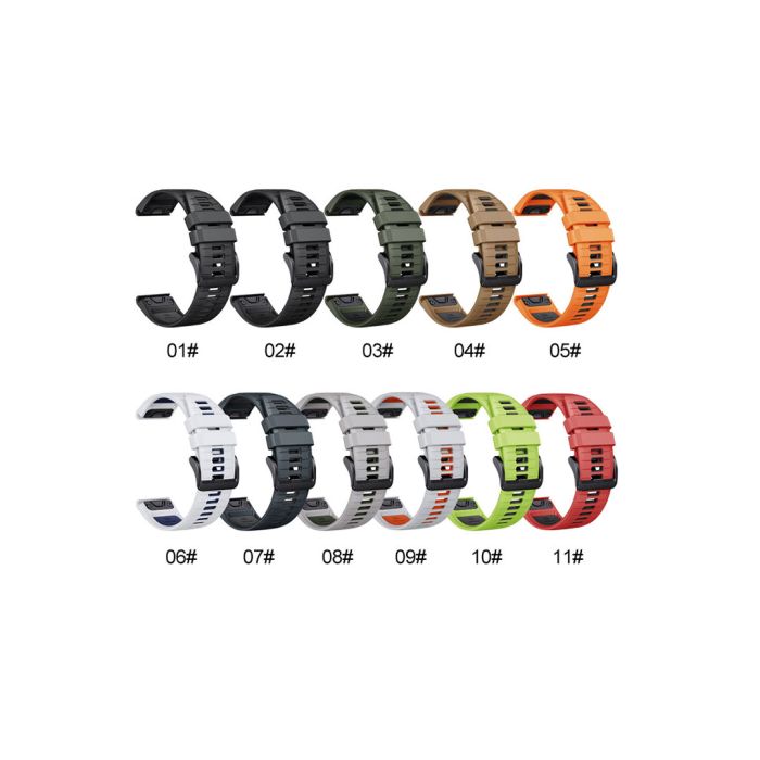 Essentials Silikone Urrem til Garmin 22 mm. QuickFit