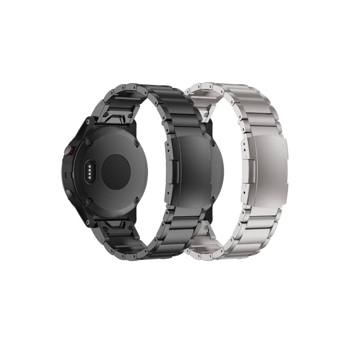 Essentials Elegance Titanium Urrem til Garmin 22 mm. Quickfit