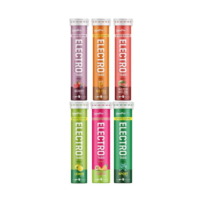 LinusPro Elektrolyt Tabs - Mix 5 rør