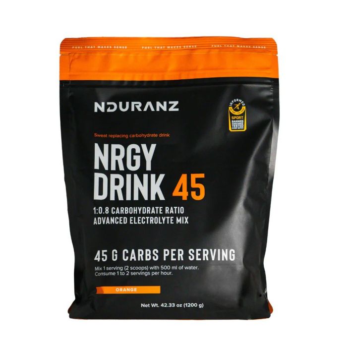 Nduranz Nrgy Unit Drink 45 - 1200 gram - Appelsin 