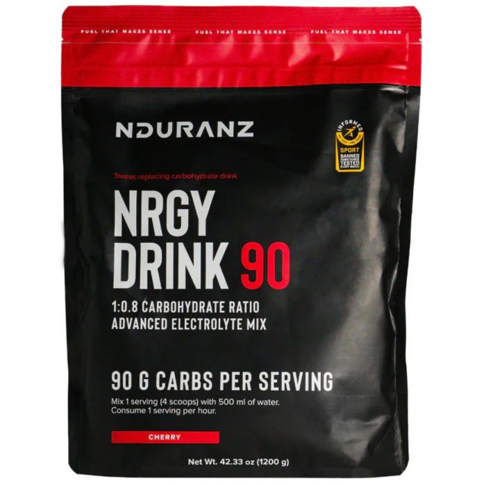 Nduranz Nrgy Unit Drink 90 - 1200 gram - Kirsebær