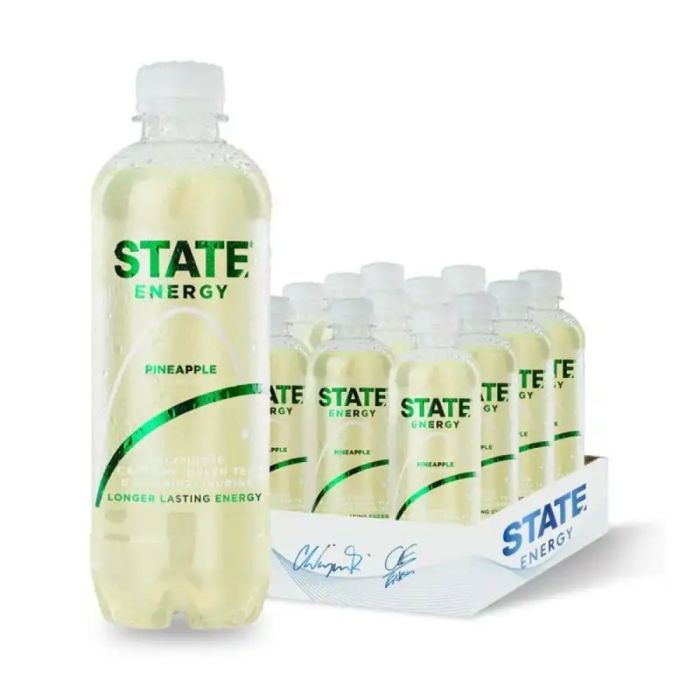 STATE Energidrik - 12 stk - Pineapple
