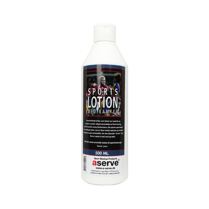 Aserve Sportslotion med kamfer 500 ml.