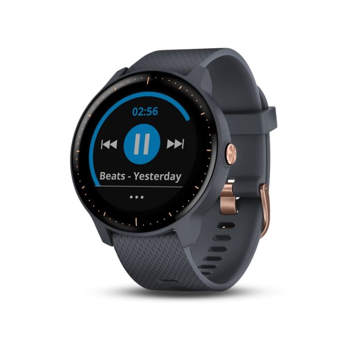 Garmin Vivoactive 3 Music Granitblå & Rose Gold