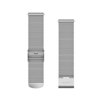 Garmin Quick Release 20 mm. Sølv Tone Milanesisk Rem