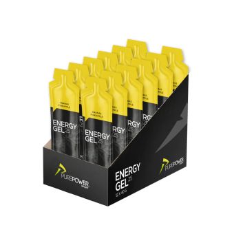 PurePower Energy Gel 40 g - 12 stk - Ananas