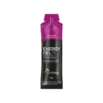 PurePower Energy Gel 40 gram med Koffein-Røde Bær