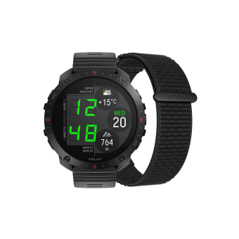 Polar Grit X2 Pro med ekstra Hook & Loop urrem