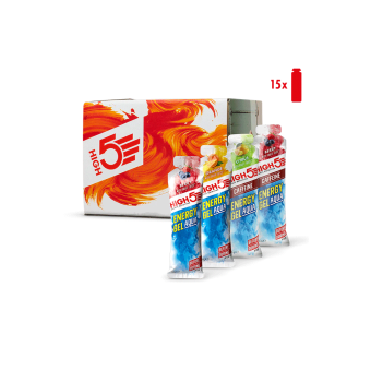 High5 Energy Gel Aqua Mixed Kasse - 15 stk