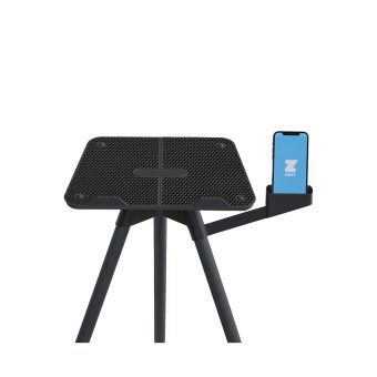 Tons Laptop Stander til hometrainer Mat Sort + Telefonholder