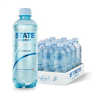 STATE Energidrik - 12 stk - Lime/Orange