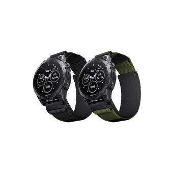 Velcro Nylon Urrem til Garmin 22 mm. Quickfit