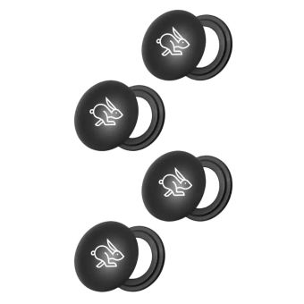 Pévèlo Pinless Sport Magneter til Startnumre - Sort