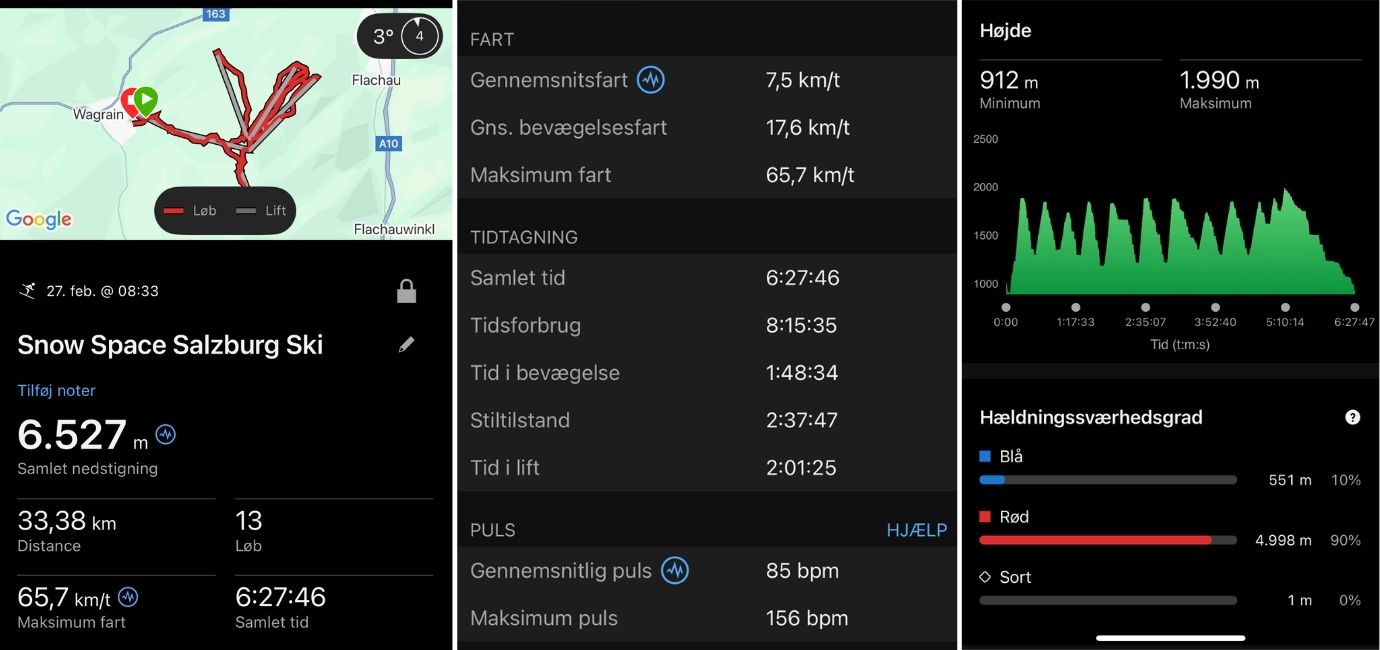 Garmin ur til ski: S&aring;dan kan du bruge dit ur p&aring; skiferien