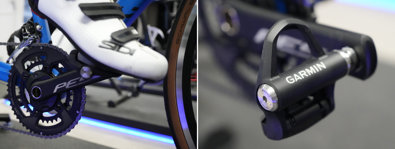 Magene PES P515 wattm&aring;ler og Garmin Rally RK200 wattpedaler