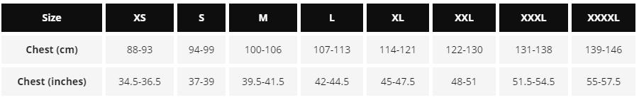 Proviz Størrelsesguide